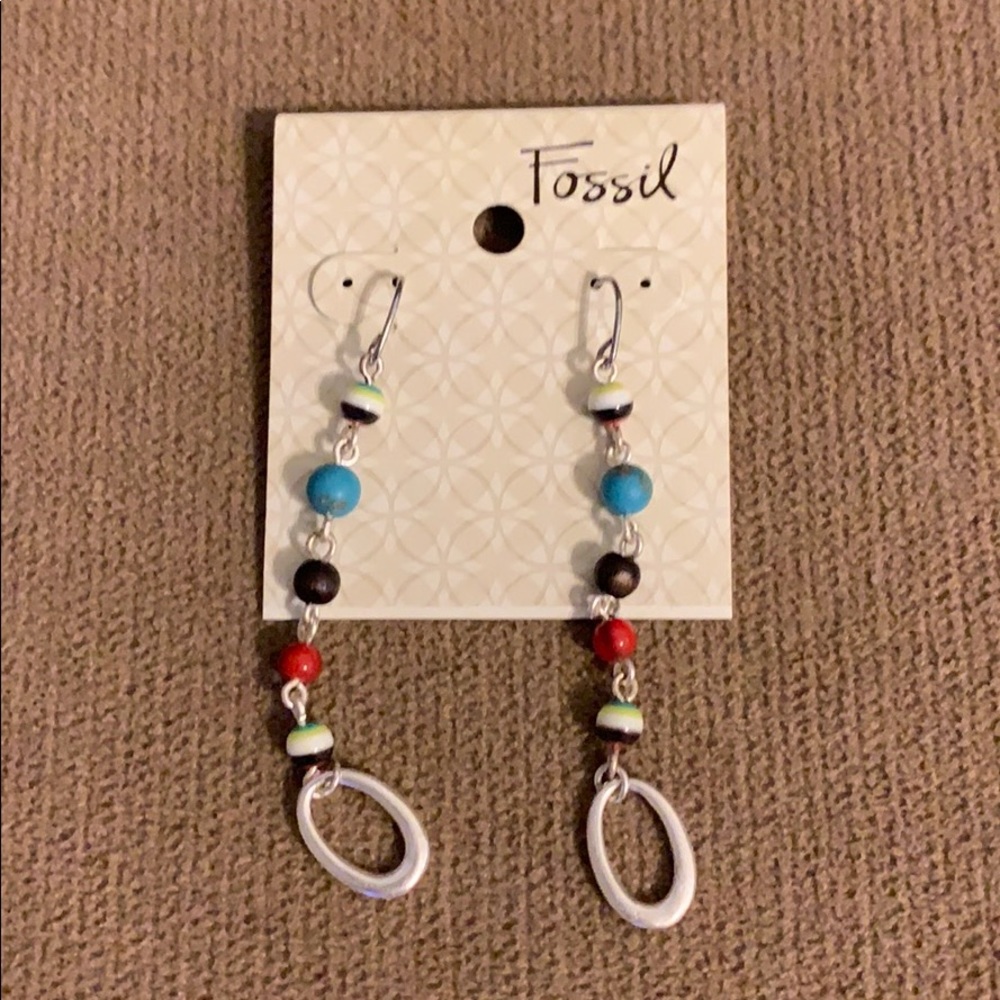 Fossil earrings